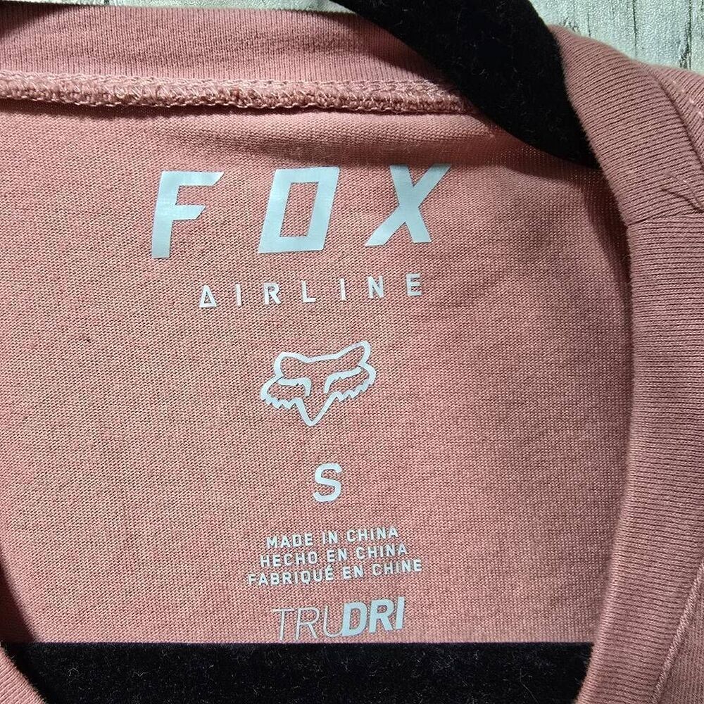 Fox Racing Airline Talladega Pink Graphic Muscle Tee Tank Top Small Motocross - Picture 5 of 6